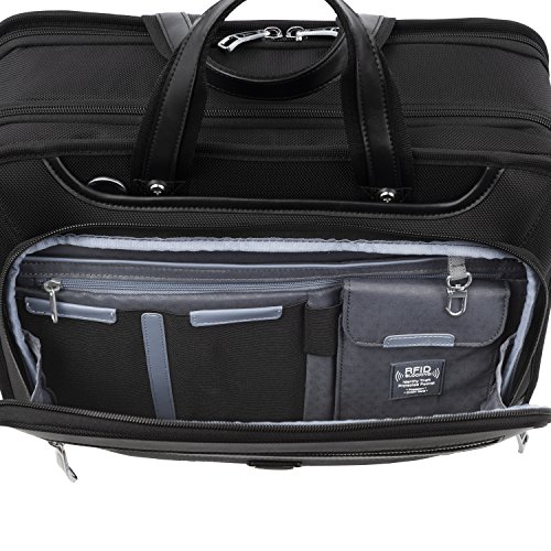 Travelpro Platinum Elite Expandable Business Laptop Briefcase - Shadow Black - Image 4