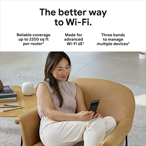 Google Nest WiFi Pro - 6E Mesh Router 3 Pack - Image 2