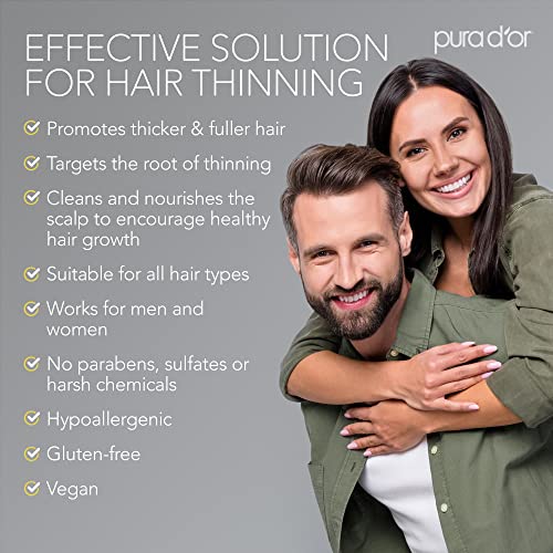 PURA D'OR Anti-Thinning Biotin Shampoo & Conditioner Set - Image 6