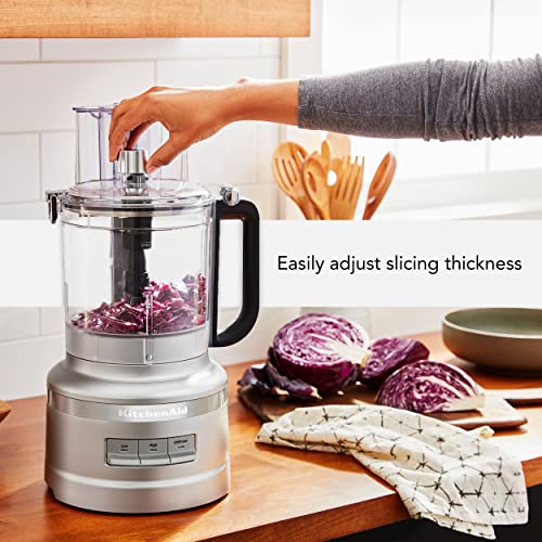 KitchenAid 13-Cup Food Processor, Contour Silver - Image 5