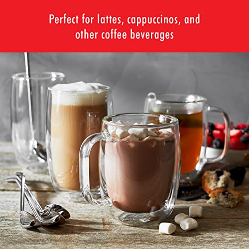 ZWILLING Sorrento Plus 4-pc Double Wall Glass Coffee Mugs - Image 8