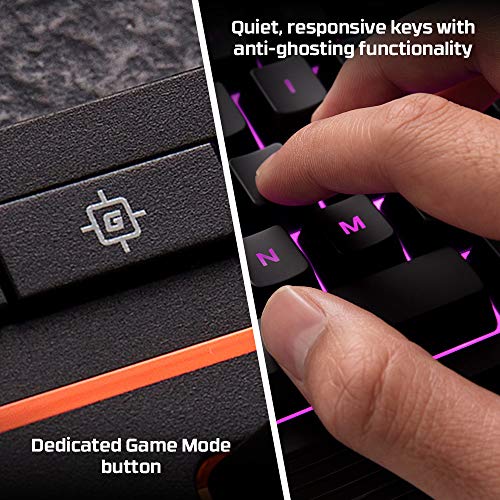 HyperX Alloy Core RGB Gaming Keyboard - Silent & Spill-Resistant - Image 4