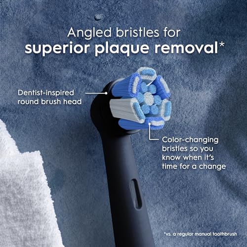 Oral-B iO Ultimate Clean Brush Heads (2 Count, Black) - Image 3