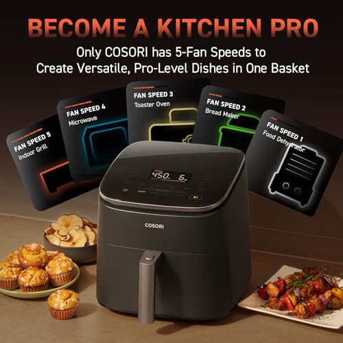 COSORI 9-in-1 Air Fryer with TurboBlaze Technology, Large 6-Qt - Image 4