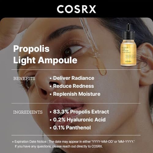 COSRX Propolis Ampoule - Glow Boosting Serum with 73.5% Propolis Extract - Image 2