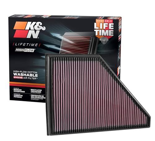 K&N High-Flow Engine Air Filter for 2017-2025 Subaru/Toyota