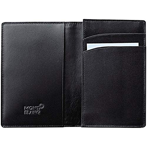 Montblanc Business Card Case in Sophisticated Black Leather - Image 2