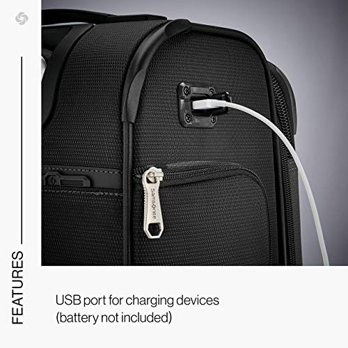 Samsonite Solyte DLX 20-Inch Carry-On Spinner Luggage in Midnight Black - Image 5