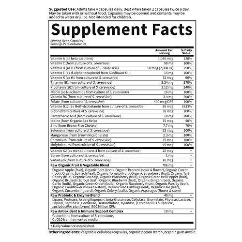Garden of Life Vitamin Code Multivitamin for Women 50 & Over - 240 Capsules - Image 6