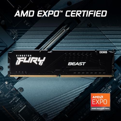Kingston Fury Beast 32GB DDR5 6000MT/s Desktop Memory - Kit of 2 - Image 3
