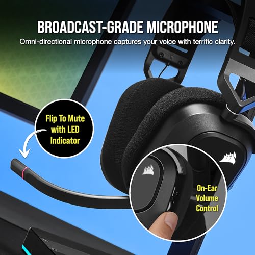 CORSAIR HS80 Wireless Gaming Headset with Dolby Atmos - Image 6