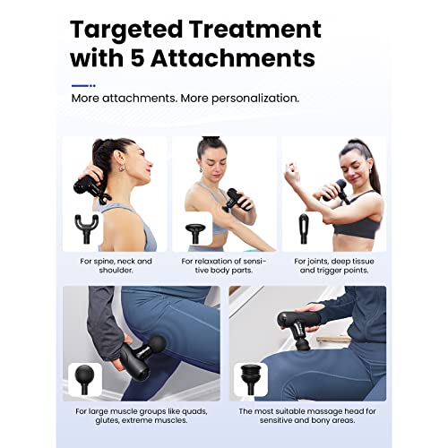 BOB AND BRAD Q2 Mini Massage Gun - Compact Deep Tissue Muscle Massager - Image 9