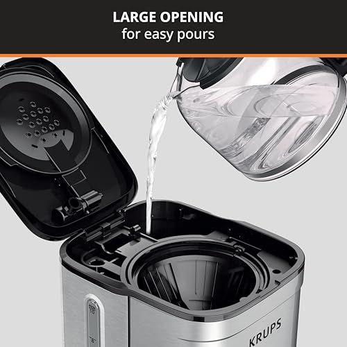 KRUPS 10-Cup Drip Coffee Maker - Sleek & Smart Design - Image 3