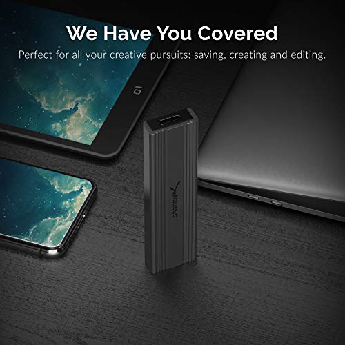 Sabrent Tool-Free USB 3.2 SSD Enclosure – NVMe & SATA Compatible - Image 5