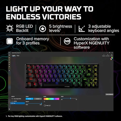 HyperX Alloy Origins 65 - Compact RGB Gaming Keyboard - Image 6
