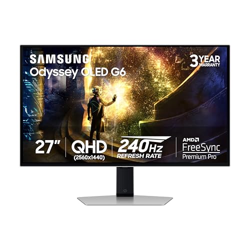 Samsung Odyssey QD-OLED 27'' 240Hz Gaming Monitor