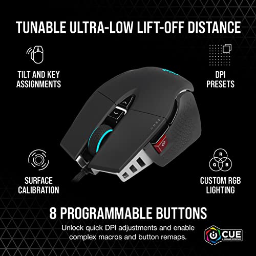Corsair M65 RGB Ultra Tunable FPS Gaming Mouse - Black - Image 7