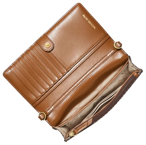 Michael Kors Jet Set Small Phone Crossbody Bag, Brown/Acorn - Image 2