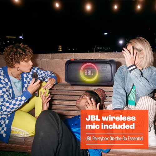 JBL PartyBox On-The-Go Portable Bluetooth Speaker with Built-in Mic & Lights - Image 8