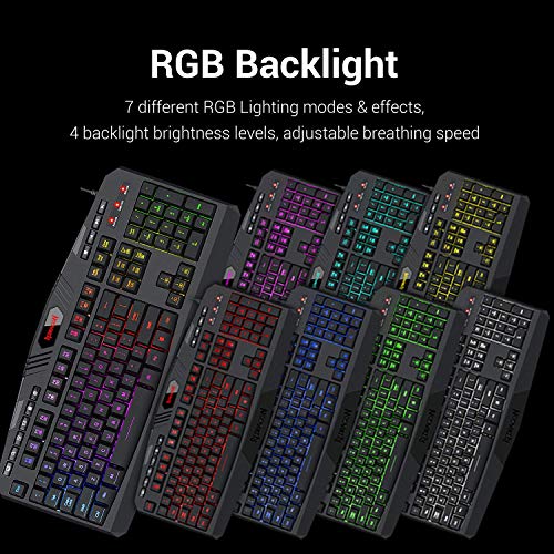 Redragon S101 Gaming Keyboard & M601 Mouse Combo - Image 4
