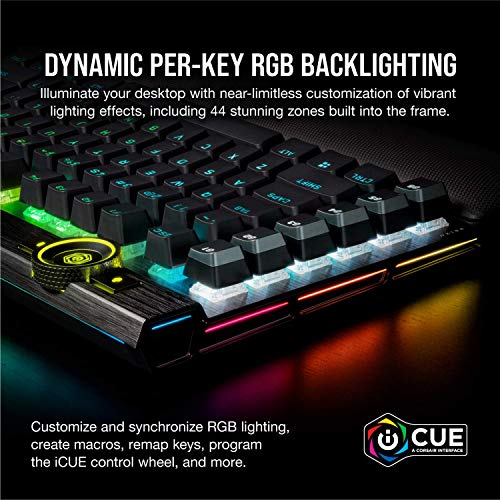 Corsair K100 RGB Optical-Mechanical Wired Gaming Keyboard - Image 5