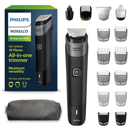 Philips Norelco Multigroom 5000 Series - 18-Piece Men's Grooming Kit