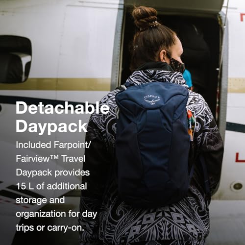 Osprey Farpoint 70L Travel Backpack for Men in Black - Image 6
