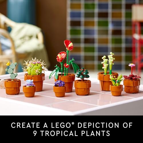LEGO Botanicals Tiny Plants - Indoor Plant Building Set - Image 3