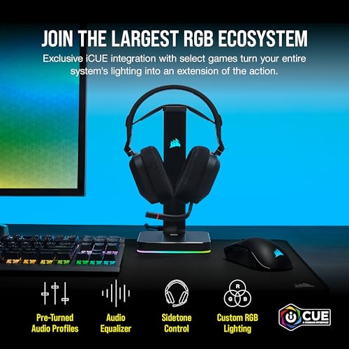 CORSAIR HS80 Wireless Gaming Headset with Dolby Atmos - Image 7