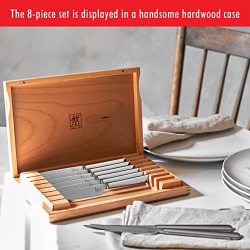 ZWILLING 8-Piece Razor-Sharp German Steak Knife Set - Image 3