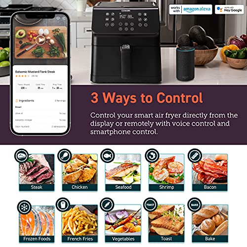 COSORI Smart Air Fryer Pro 5.8QT with 12-in-1 Features - Image 5