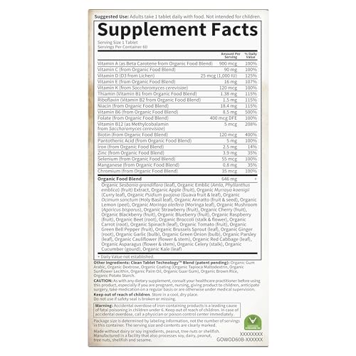 Garden of Life Women's Once Daily Multivitamin - Organic & Vegan - Image 10