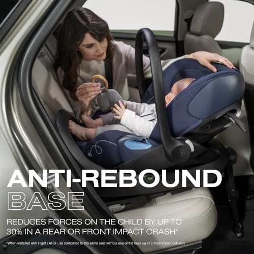 Cybex Cloud G Lux Comfort Extend Infant Car Seat - Lava Grey - Image 6