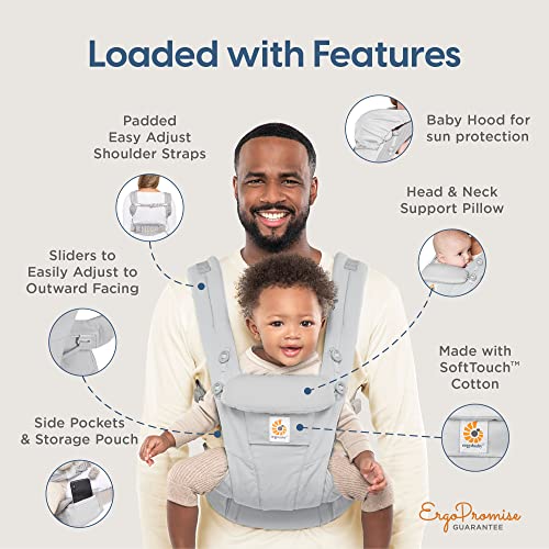 Ergobaby Omni Dream Baby Carrier - Onyx Black - Image 5
