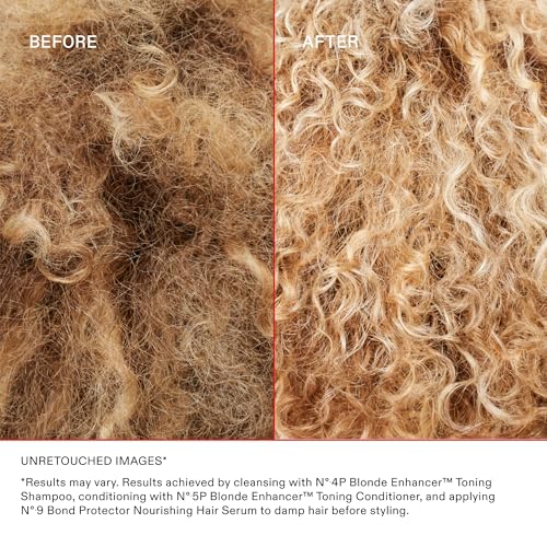 Olaplex No. 4P Blonde Enhancer Purple Toning Shampoo - Image 6