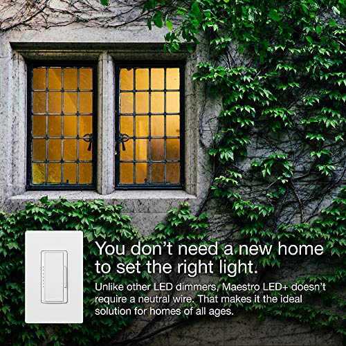 Lutron Maestro LED+ Dimmer Switch - White - Image 6