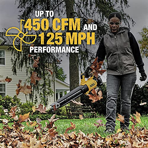 DEWALT 20V MAX* XR Leaf Blower, Cordless, Handheld, 125-MPH, 450-CFM - Image 8