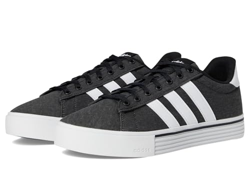 adidas Men's Daily 4.0 Sneaker - Black/White/Black, Size 13