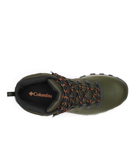 Columbia Men's Newton Ridge Plus II Waterproof Hiking Boot - Deep Olive/Desert Sun, Size 11 - Image 7