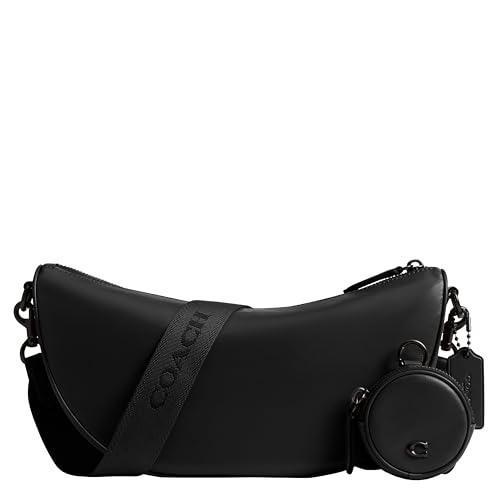 Coach Men's Hall Soft Sling Bag - Versatile Black Accessory