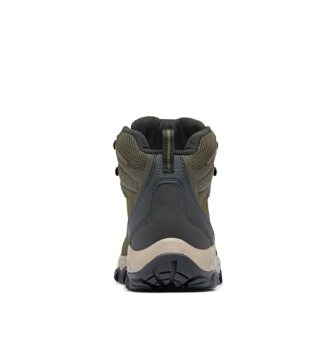 Columbia Men's Newton Ridge Plus II Waterproof Hiking Boot - Deep Olive/Desert Sun, Size 11 - Image 4