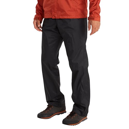MARMOT Men's PreCip Eco Full Zip Pant - Black, Medium