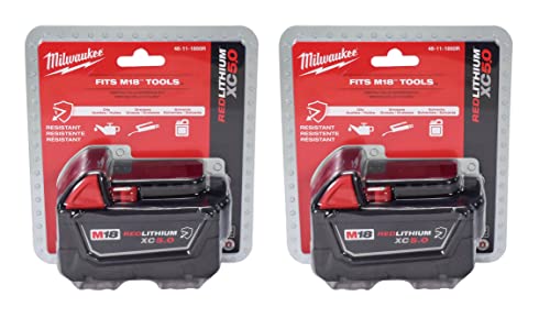 Milwaukee M18 5Ah Resistant Battery 2 Pack