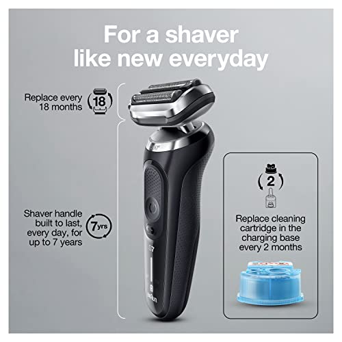 Braun Series 7 7085cc Rechargeable Wet & Dry Men's Electric Shaver - Image 10