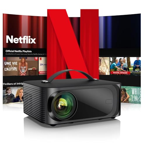 ONOAYO 4K Projector with WiFi 6 and Bluetooth - Netflix Licensed