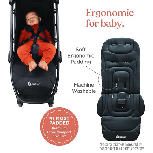 Ergobaby Metro+ Compact Baby Stroller - Lightweight, Travel-Friendly, and Airplane-Compatible - Image 3