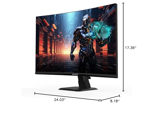 GIGABYTE GS27QC 27" 165Hz Curved QHD Gaming Monitor - Image 6