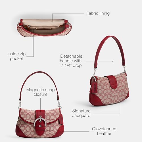 Coach Women's SOHO Bag, Ruby Ivory - Image 3