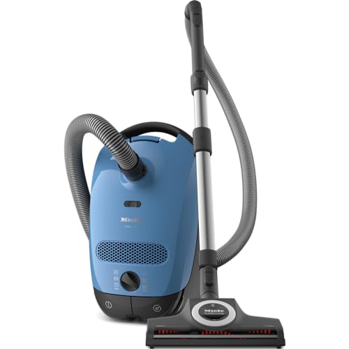 Miele Classic C1 Turbo Team Bagged Canister Vacuum - Tech Blue