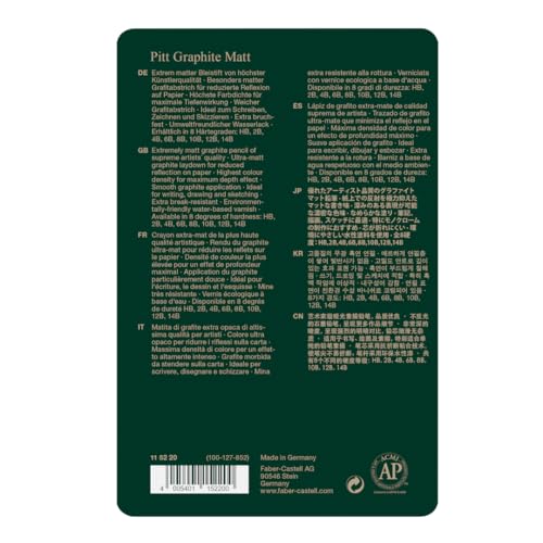 Faber-Castell Pitt Graphite Matte Pencil Set with Sketching Accessories - Image 3